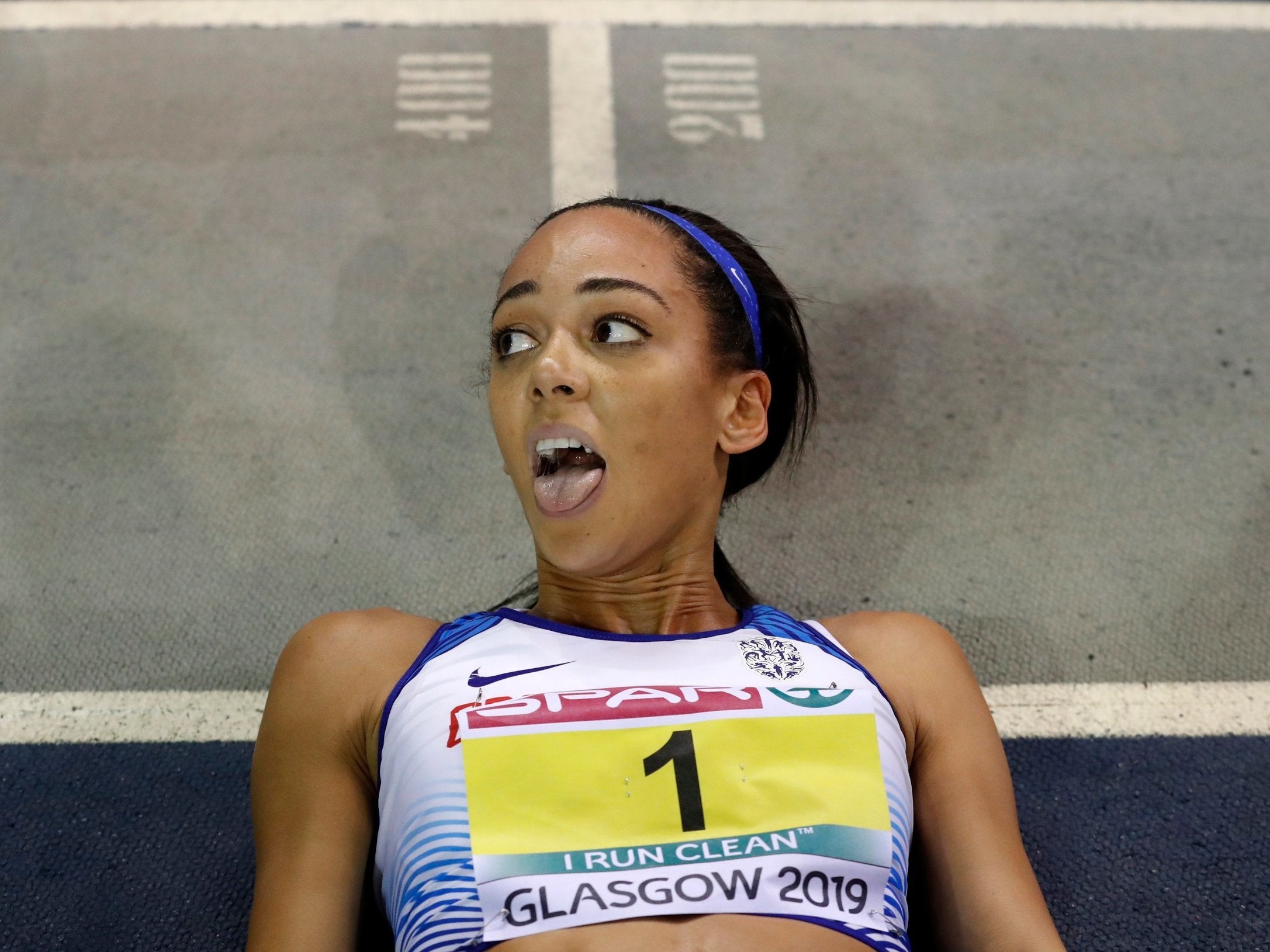 Katarina Johnson-Thompson took gold in the women's heptathlon