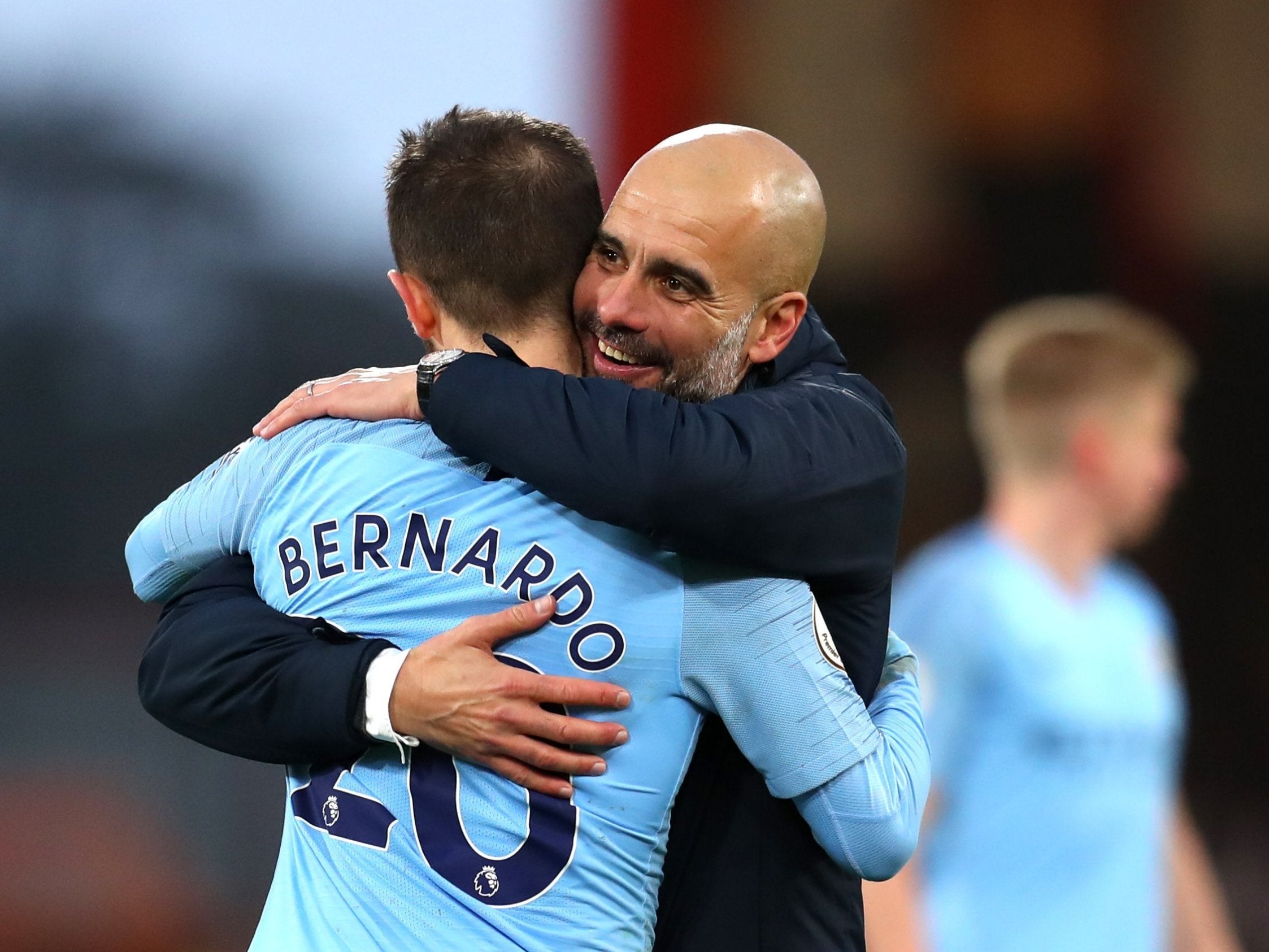 Pep Guardiola was delighted with Manchester City’s ‘incredible’ performance