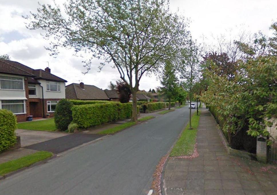 The attack took place in Gorse Bank Drive, Hale Barns, at 6.40pm on Saturday