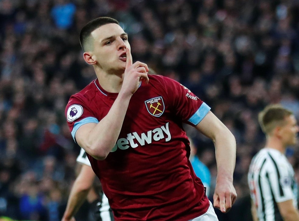 Declan Rice Outlines West Ham Ambition After Inspiring Newcastle Win The Independent The Independent