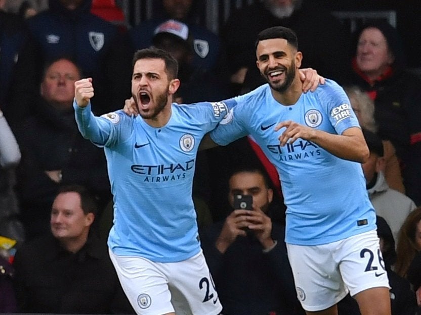 Manchester City have the harder run in (Reuters)
