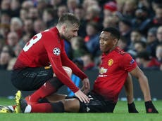 Martial ruled out of PSG trip with United missing 10 players