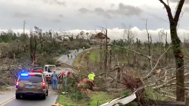 Meteorologists have been credited with saving lives ahead of a major tornado in Alabama.