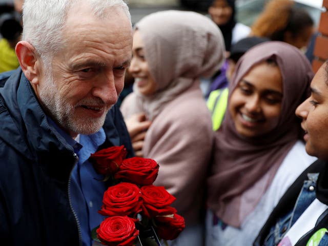 Mr Corbyn had been visiting Finsbury Park Mosque in his constituency when the incident took place
