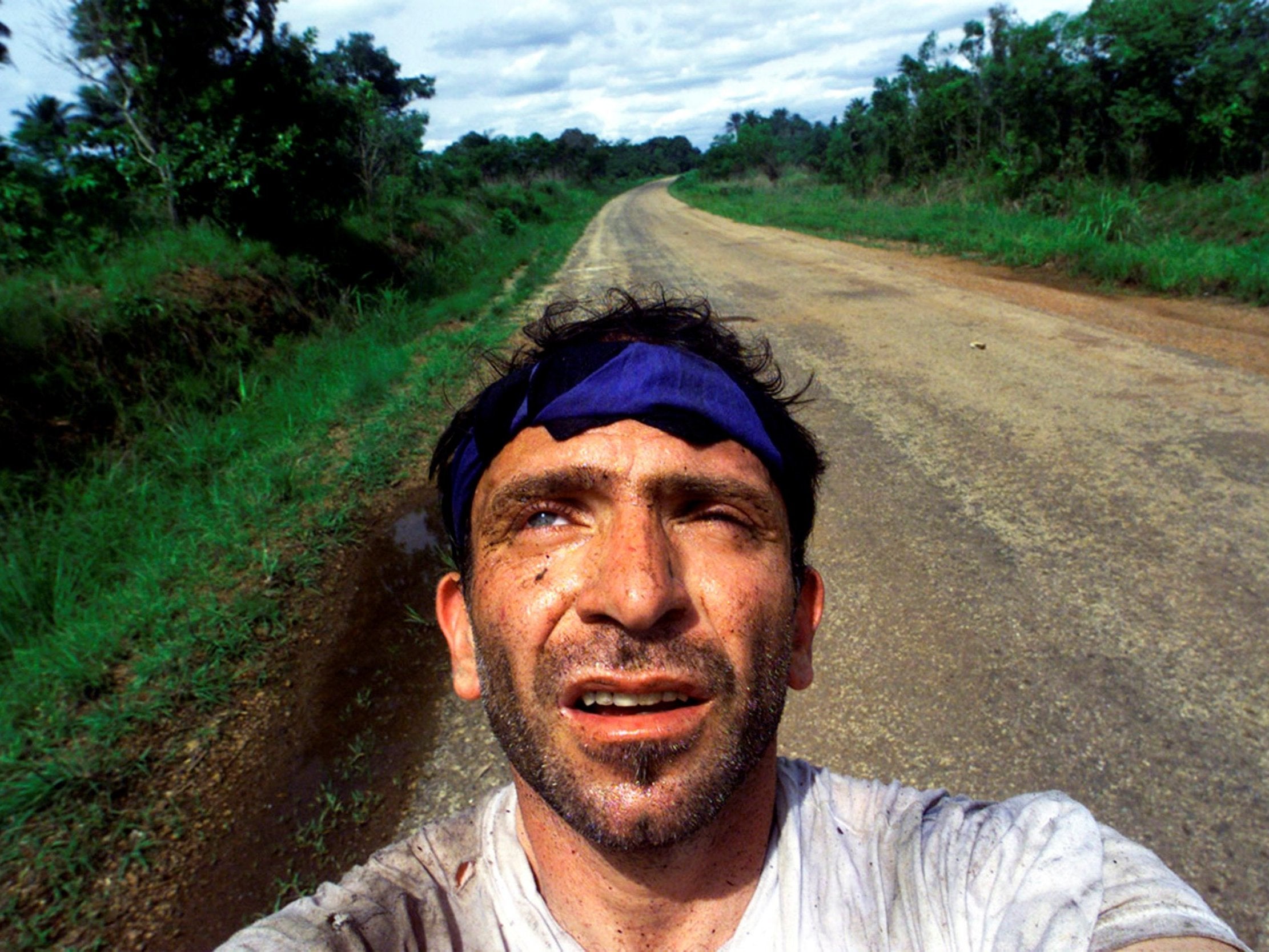 A self-portrait after surviving a fatal ambush in 2000