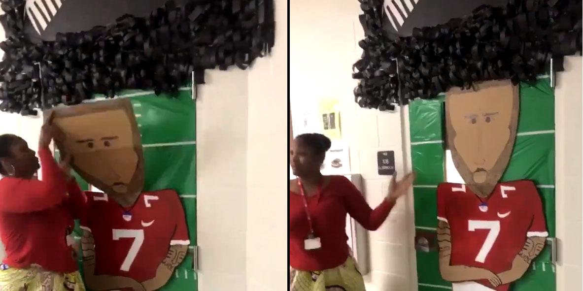 School forces teacher to remove Colin Kaepernick poster following