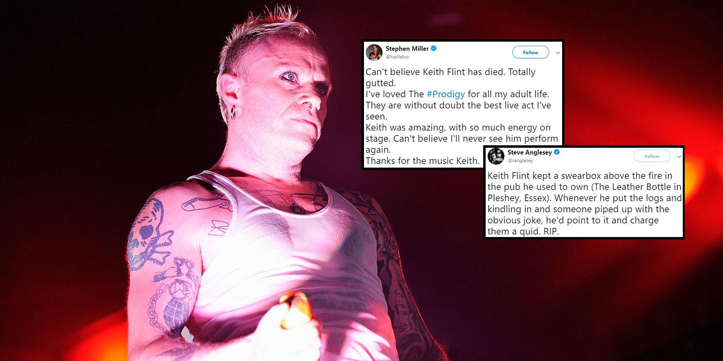 The Prodigy singer Keith Flint is being remembered on the internet ...
