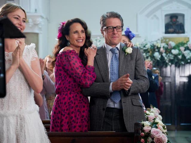 Hugh Grant and Andie MacDowell reprise their Four Weddings roles for Comic Relief