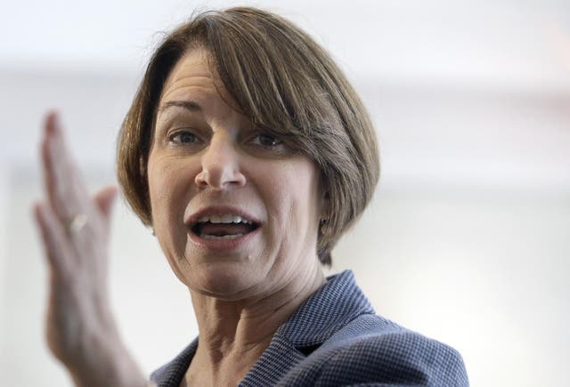 2020 hopeful Amy Klobuchar didn't hold back at the annual Gridiron dinner in Washington.