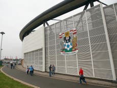 Coventry forced out of home as legal battle over Ricoh Arena continues