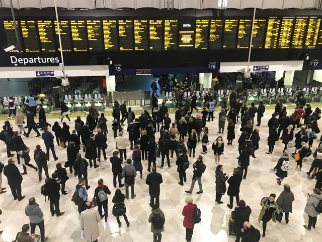 Waterloo station remained open and train services continued to run after a small cordon was put in place