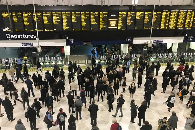 Waterloo station remained open and train services continued to run after a small cordon was put in place