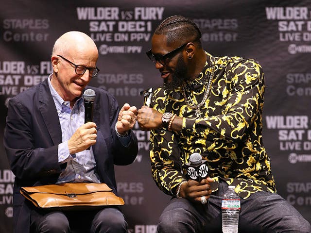 Wilder and co-manager Shelly Finkel turned down DAZN’s advances over a broadcasting deal (Ge