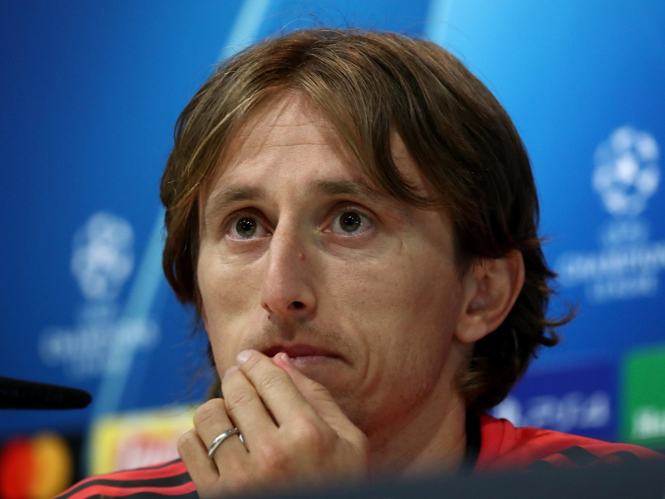 Luka Modric was speaking ahead of the second-leg