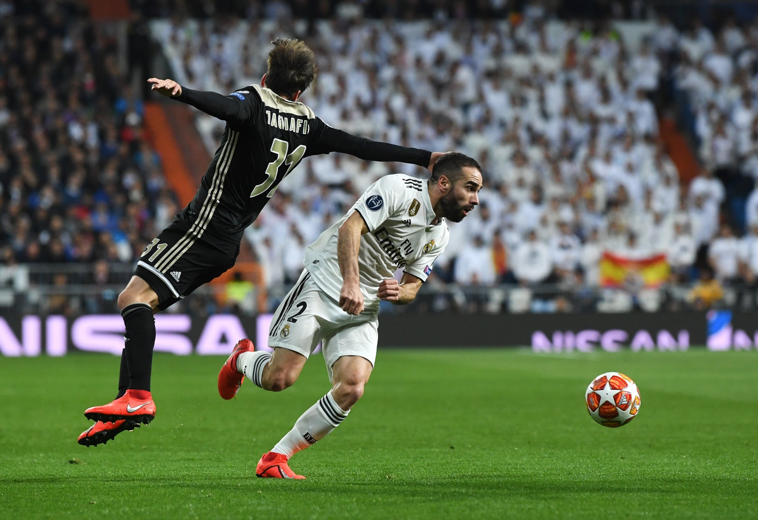 Real Madrid's Dani Carvajal after Champions League defeat ...