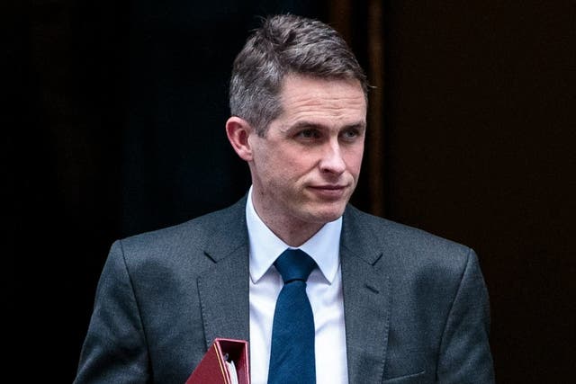Gavin Williamson leaves following the weekly cabinet meeting at 10 Downing Street on 5 March