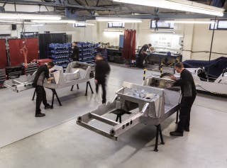 Custom-built: a workshop where the cars are created