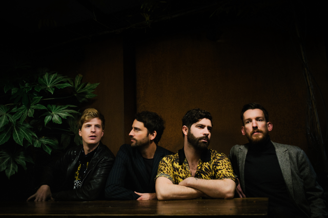 Foals (left to right): Jack Bevan, Jimmy Smith, Yannis Philippakis, Edwin Congreave