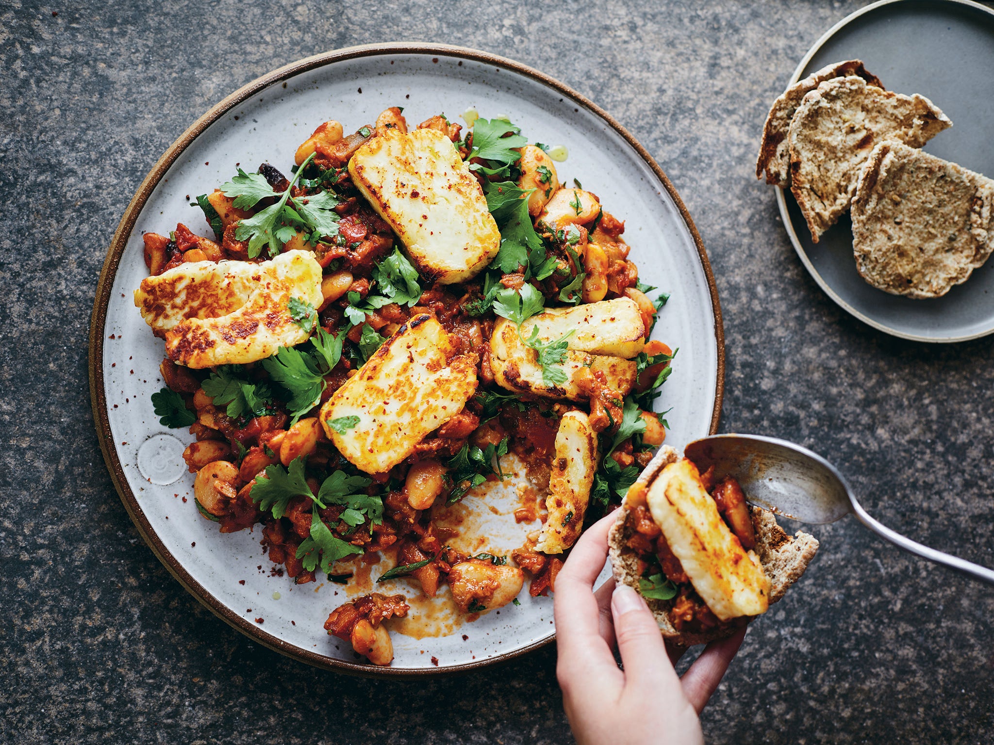 Say cheese: this halloumi dish is dripping with flavour