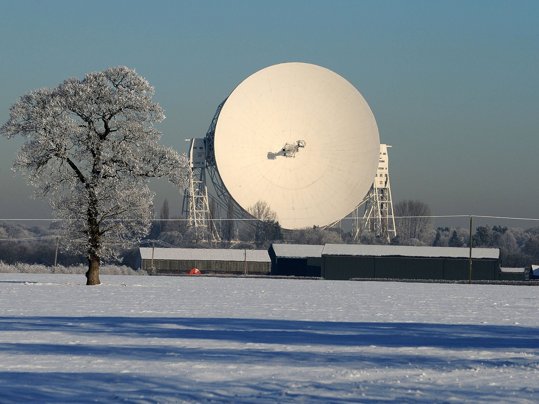 The?Lovell telescope?in Macclesfield, northwest England?(AFP/Getty)