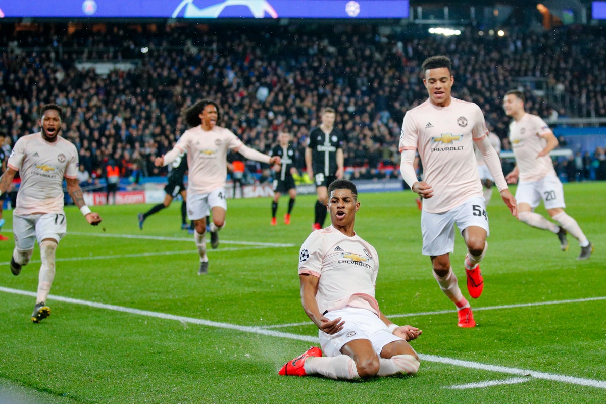 Ironically, the most important goal of Marcus Rashford's career came against PSG.