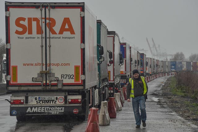Tailbacks at borders are one of the predicted consequences of an abrupt exit from the EU
