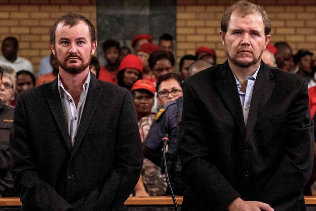 Pieter Doorewaard and Phillip Schutte were jailed for killing a black teenager who they accused of stealing sunflowers