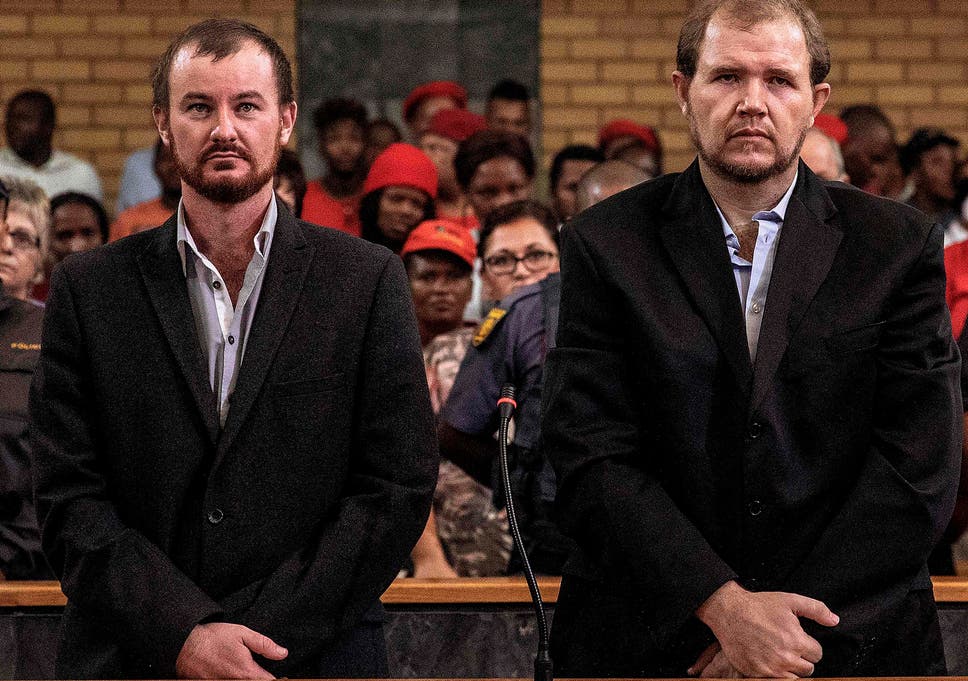 Pieter Doorewaard and Phillip Schutte were jailed for killing a black teenager who they accused of stealing sunflowers 