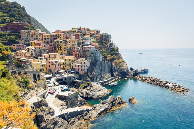<p>The five villages that make up Italy’s Cinque Terre are regularly swamped by tourists </p>