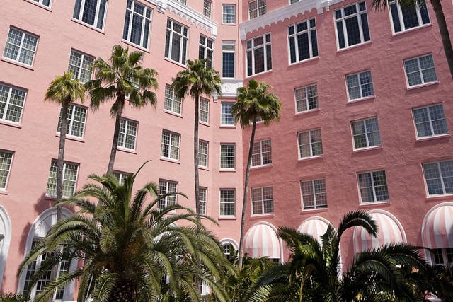The DonCesar Hotel, aka the Pink Palace, is an unmissable feature of the St Petersburg beachfront