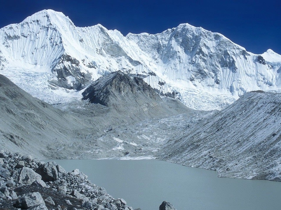 The Himalayas: using climate projections, researchers believe the glacier melt will start to slow in around 2050