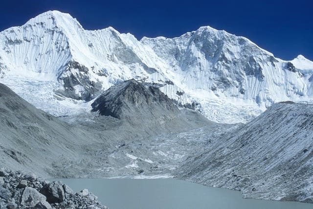 The Himalayas: using climate projections, researchers believe the glacier melt will start to slow in around 2050