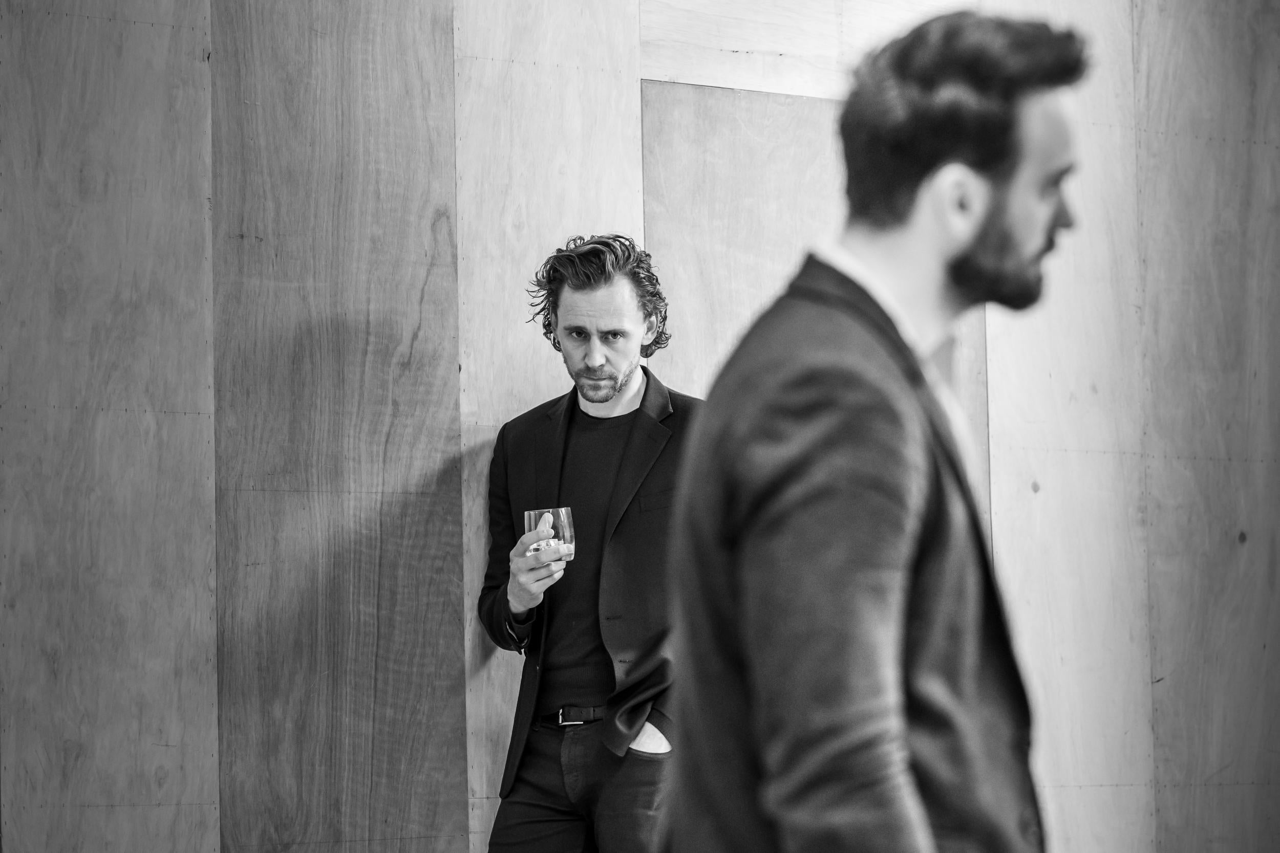 Hiddleston and Charlie Cox in rehearsal for Betrayal