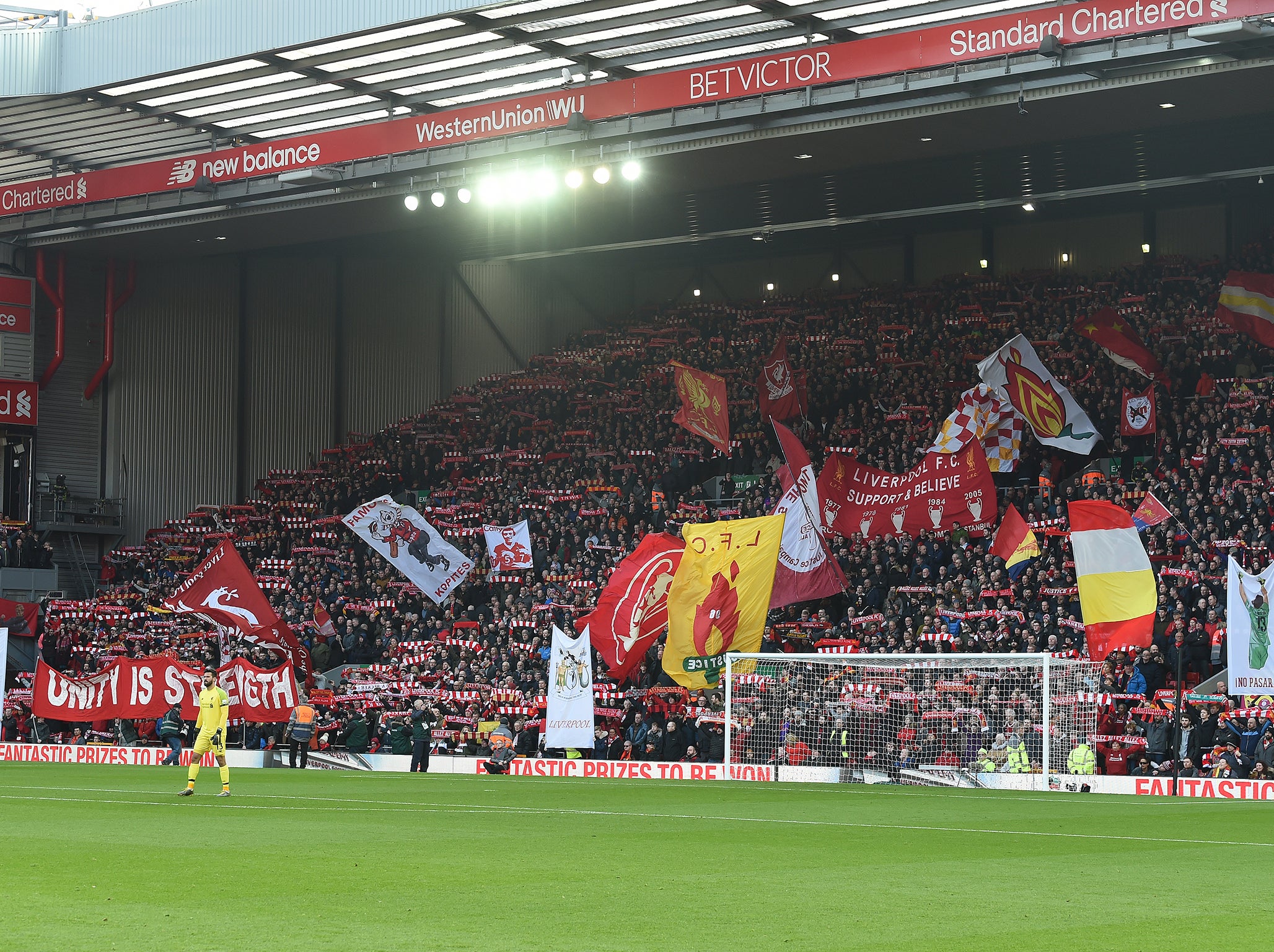 Anfield was in fine voice against Bournemouth