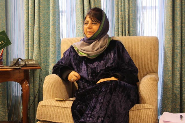 Mehbooba Mufti is being detained under the Public Safety Act