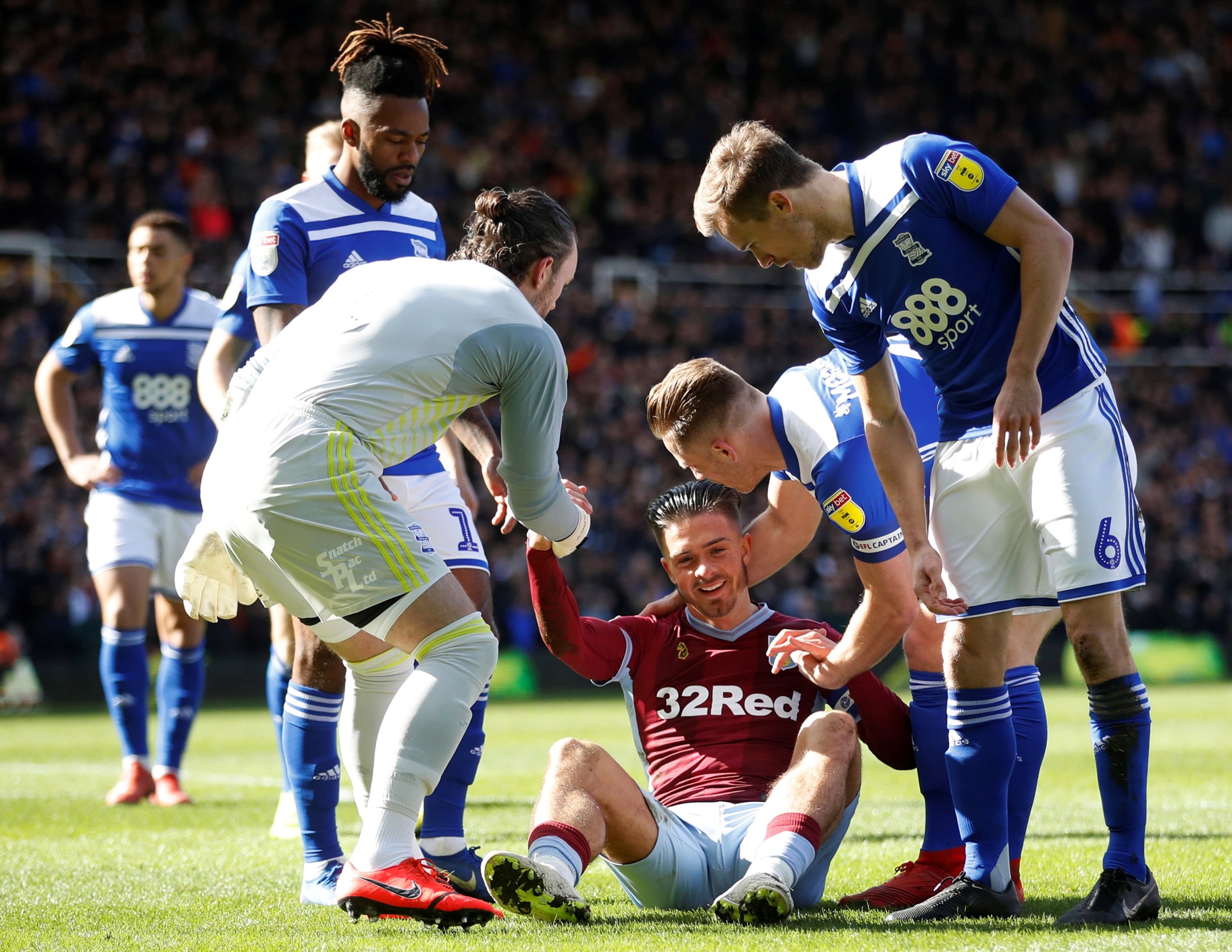 Grealish took the attack in his stride, bouncing back to score the winning goal