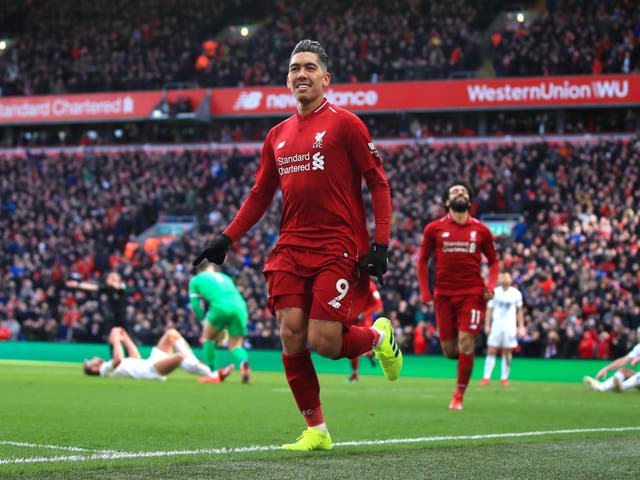 Roberto Firmino scored twice along with Sadio Mane to secure victory for Liverpool over Burnley