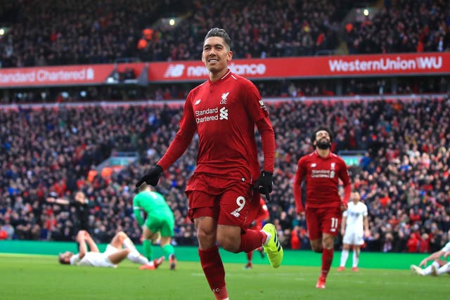 Roberto Firmino scored twice along with Sadio Mane to secure victory for Liverpool over Burnley