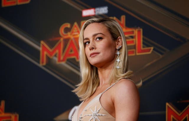 Cast member Brie Larson poses at the premiere for the movie "Captain Marvel" in Los Angeles, California, U.S., 4 March 2019