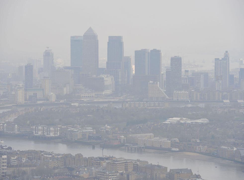 London is frequently hit by air pollution