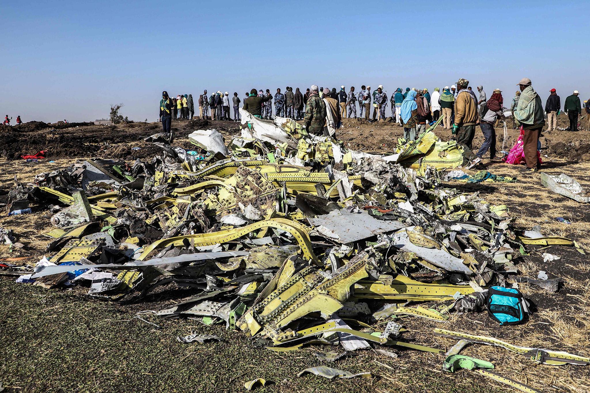 Fatal flaws: The crash site of Ethiopian Airlines flight 302