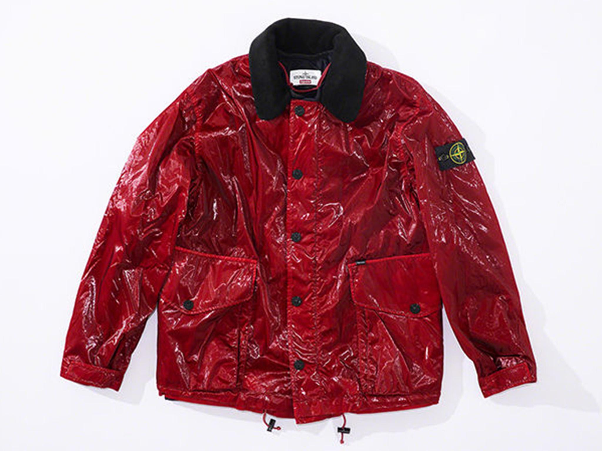 supreme x stone island jacket