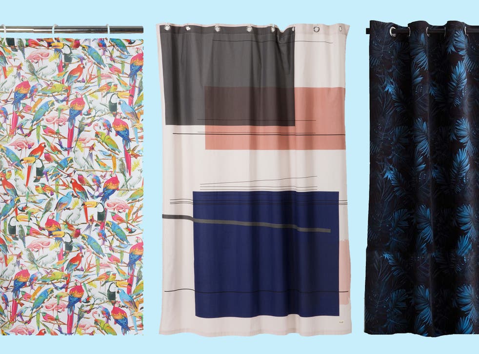 9 Best Shower Curtains The, Pink And Grey Shower Curtain Asda