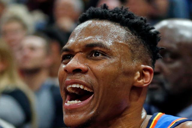 Russell Westbrook was angered by a fan comment in the Thunder's win over the Jazz
