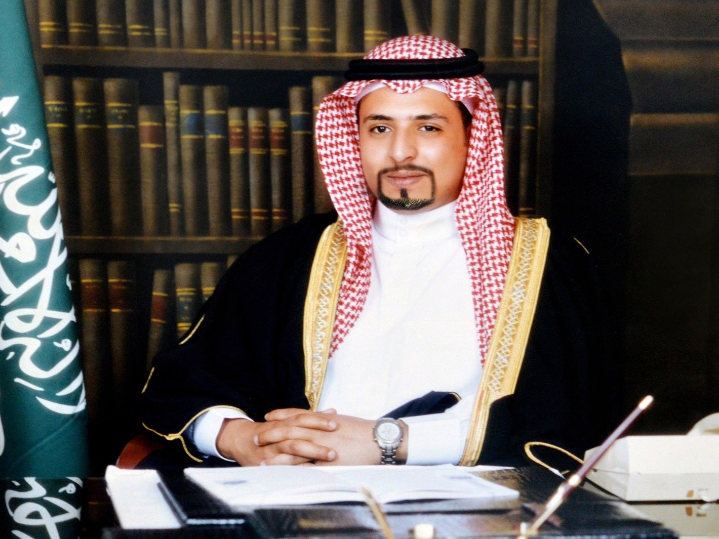Khaled Farahan al-Saud, a Saudi prince, (pictured here) sets up an opposition movement calling for regime change in Saudi Arabia