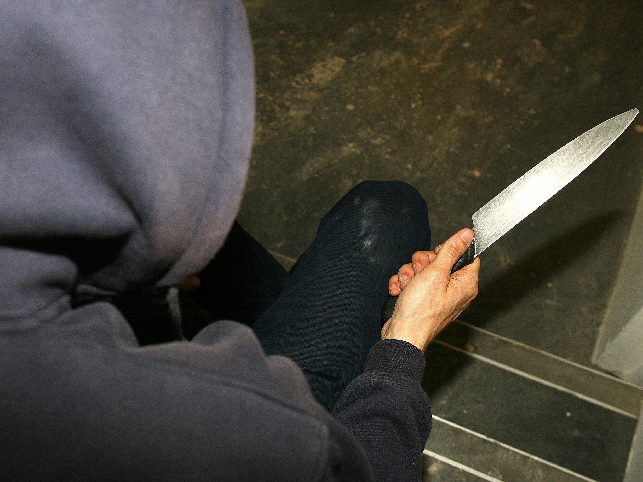 London is in the grip of a knife crime epidemic (File photo)