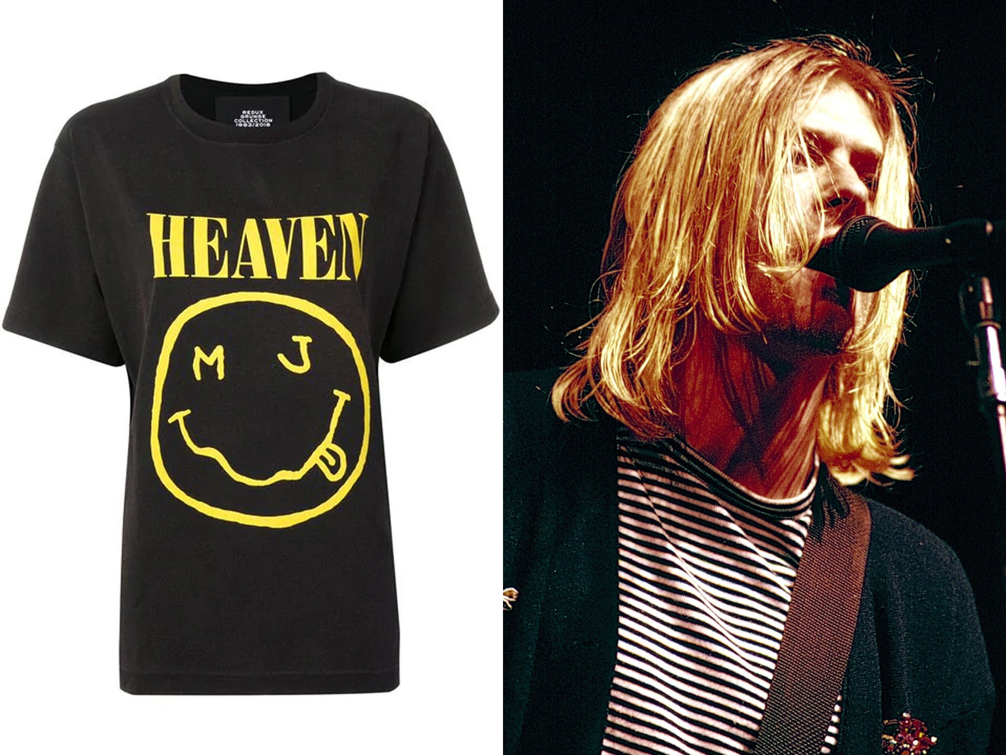 Marc Jacobs Denies Stealing Nirvana Happy Face Logo On T Shirt Amid Lawsuit Controversy The Independent The Independent