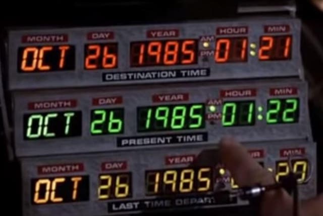 The flux capacitor device in ‘Back to the Future’