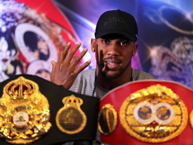 Joshua will put his three world titles on the line vs Miller