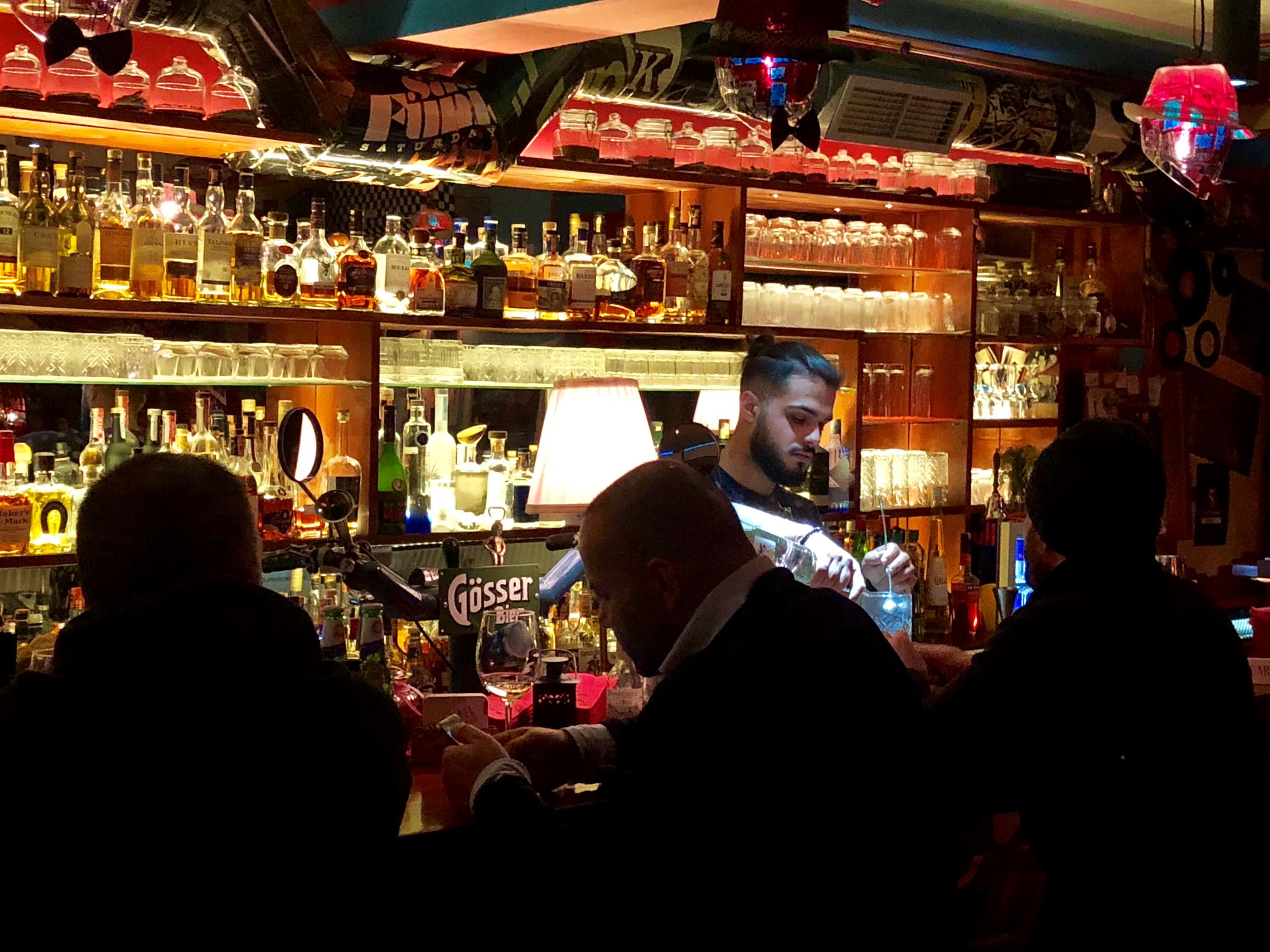 Inside the Nouvelle Vague bar